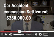 Car Accident Concussion Settlement