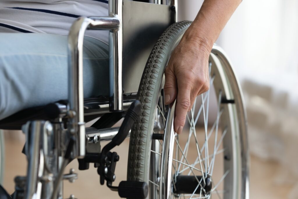 Wheelchair After An Accident Wheelchair After An Accident