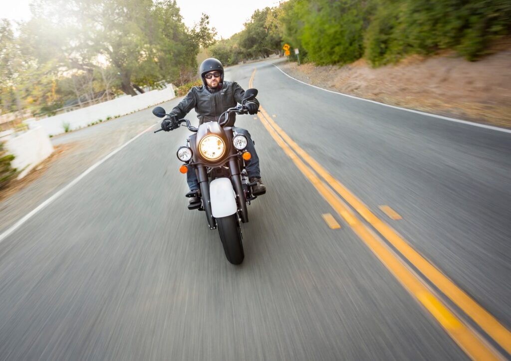 Photo of a Biker