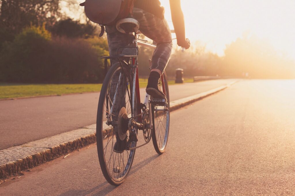 Person On A Bicycle