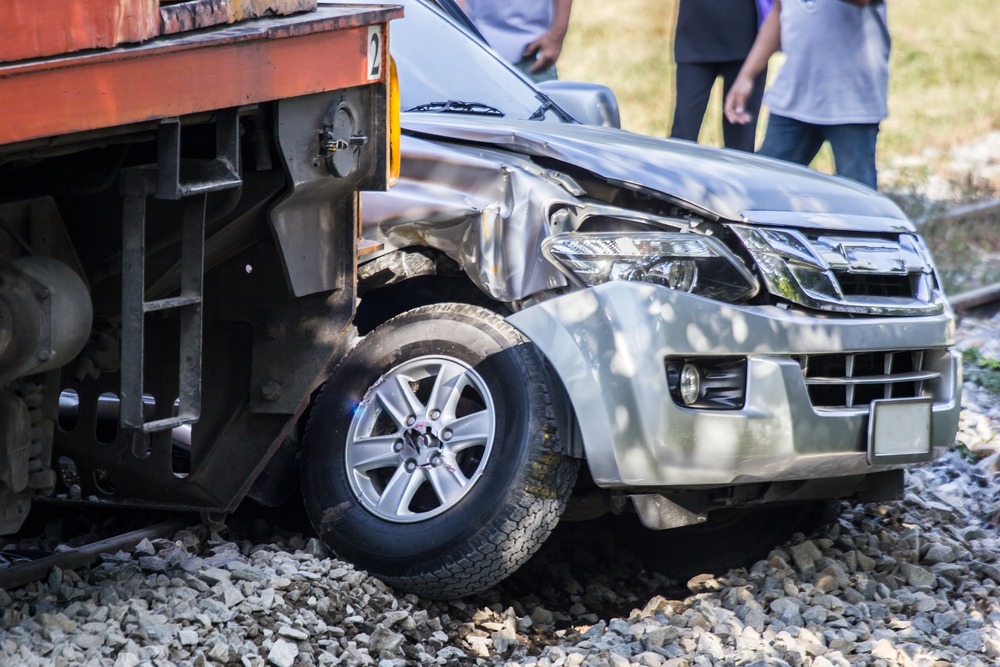 A Car Accident Scene Photo of a Car Accident Scene