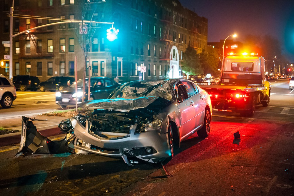 Car Crash at Night