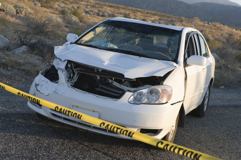 Photo of a Broken Car 